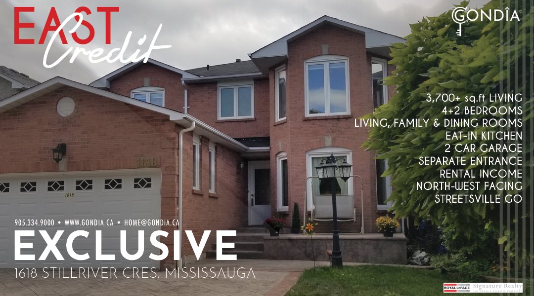 gondia_ca's tweet photo. Exclusive #Mississauga 4+ 2 bdrm    #realtor #RealEstate #invest #homeinvest #property #PropertyInvestment #torontorealestate #mississaugarealestate #sauga #insauga #peelregion #torontoproperties #homeforsale #homesale #homebuy #seller #buyer #homepurchase #gtarealestate #gtahome https://t.co/pvAzaZeyW0