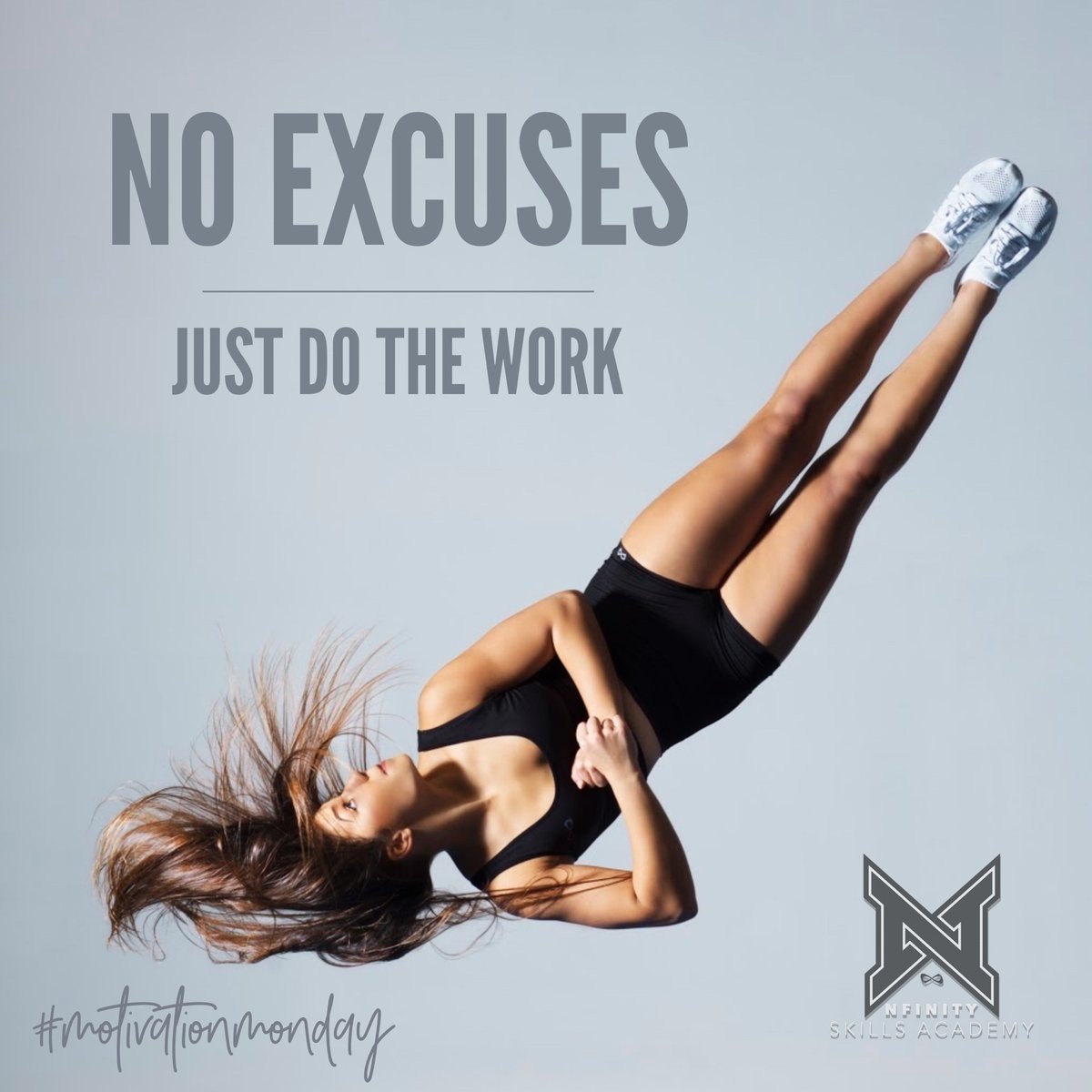 nfinityskills's tweet photo. Excuses don’t make champions. And Champions don’t make excuses. 

If you want to crush your competition, get to work! ❌ 

#nfinityskillsacademy #motivationmonday https://t.co/bKY3zNgqIO