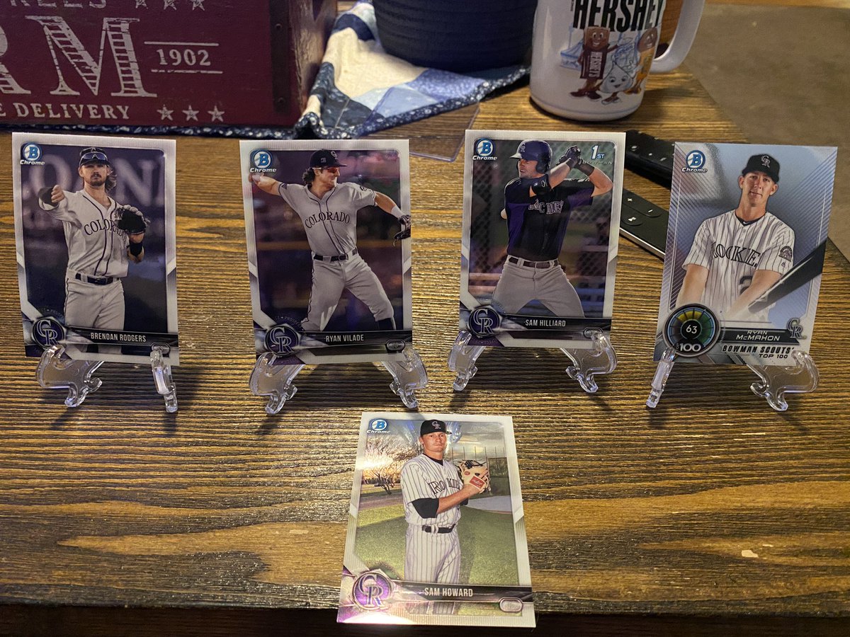 Rockies, Tigers, *Astros, & Royals! All cards are .25 cents each.