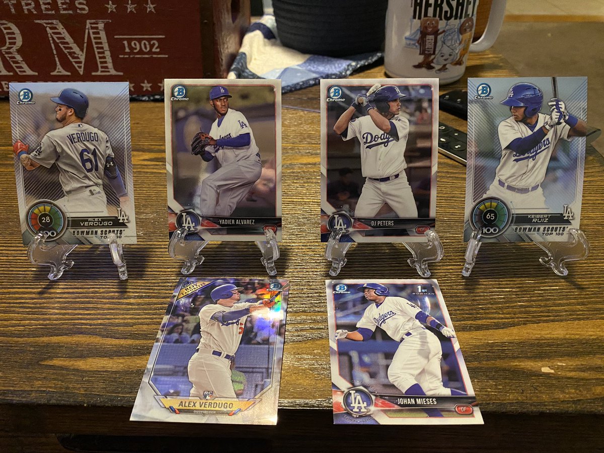 Angels, Dodgers, & Marlins! All cards are .25 cents each.