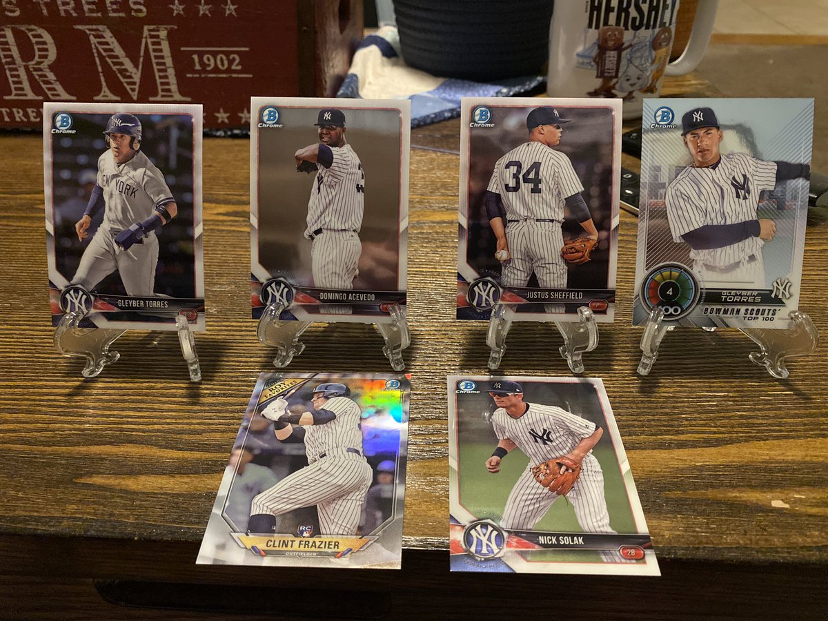 Brewers, Twins, Mets, & Yankees! All cards are .25 cents each.