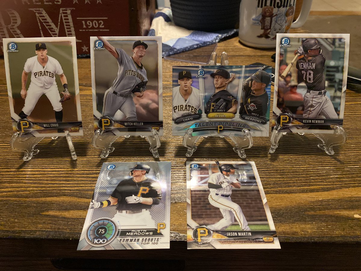 Pirates, Padres, Giants, Mariners. All cards are .25 cents each.