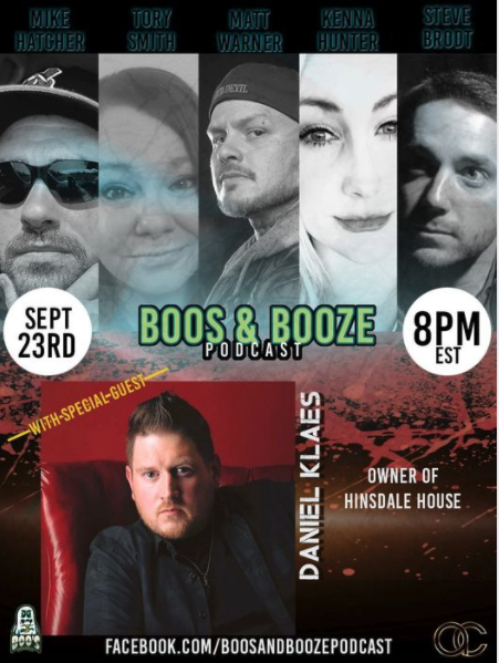 On BOOS AND BOOZE, is NOT one to miss. the one and only DANIEL KLAES. Daniel, owner of the famous HINSDALE HOUSE.  We go live Wednesday 8 PM EST.  Be sure to tune in here
ow.ly/XvWD50BwrGE