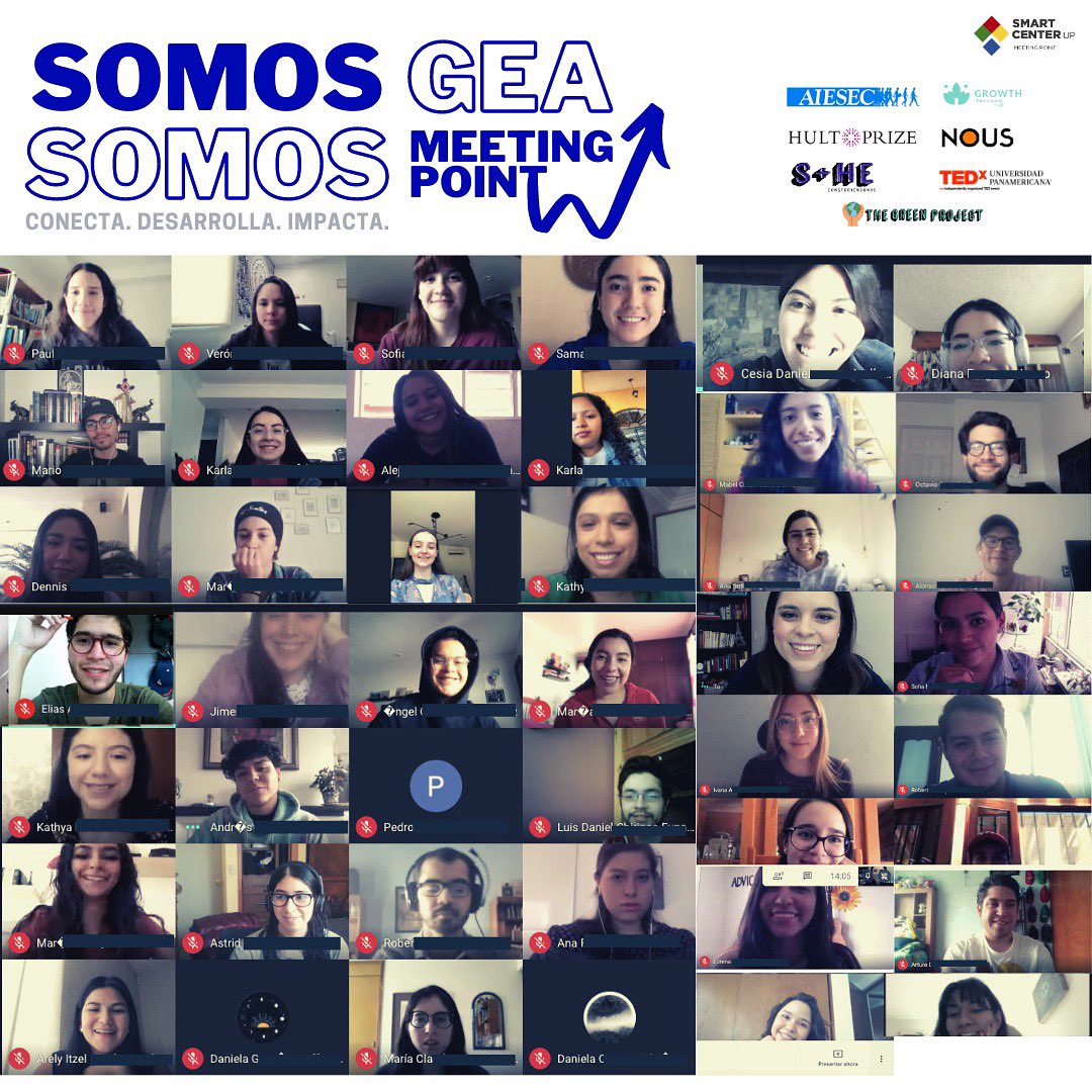 MeetingPointUP1's tweet photo. Somos GEA. Somos Meeting Point. Somos UP 👊🏼👊🏼👊🏼 .
.
.
.
#Liderazgo #SomosGEA #Aiesec #Growth #HultPrize #Nous #SHEplusHE #TEDx #TheGreenProject #OrgulloUP #ViveUP https://t.co/lwl0yFJvdd