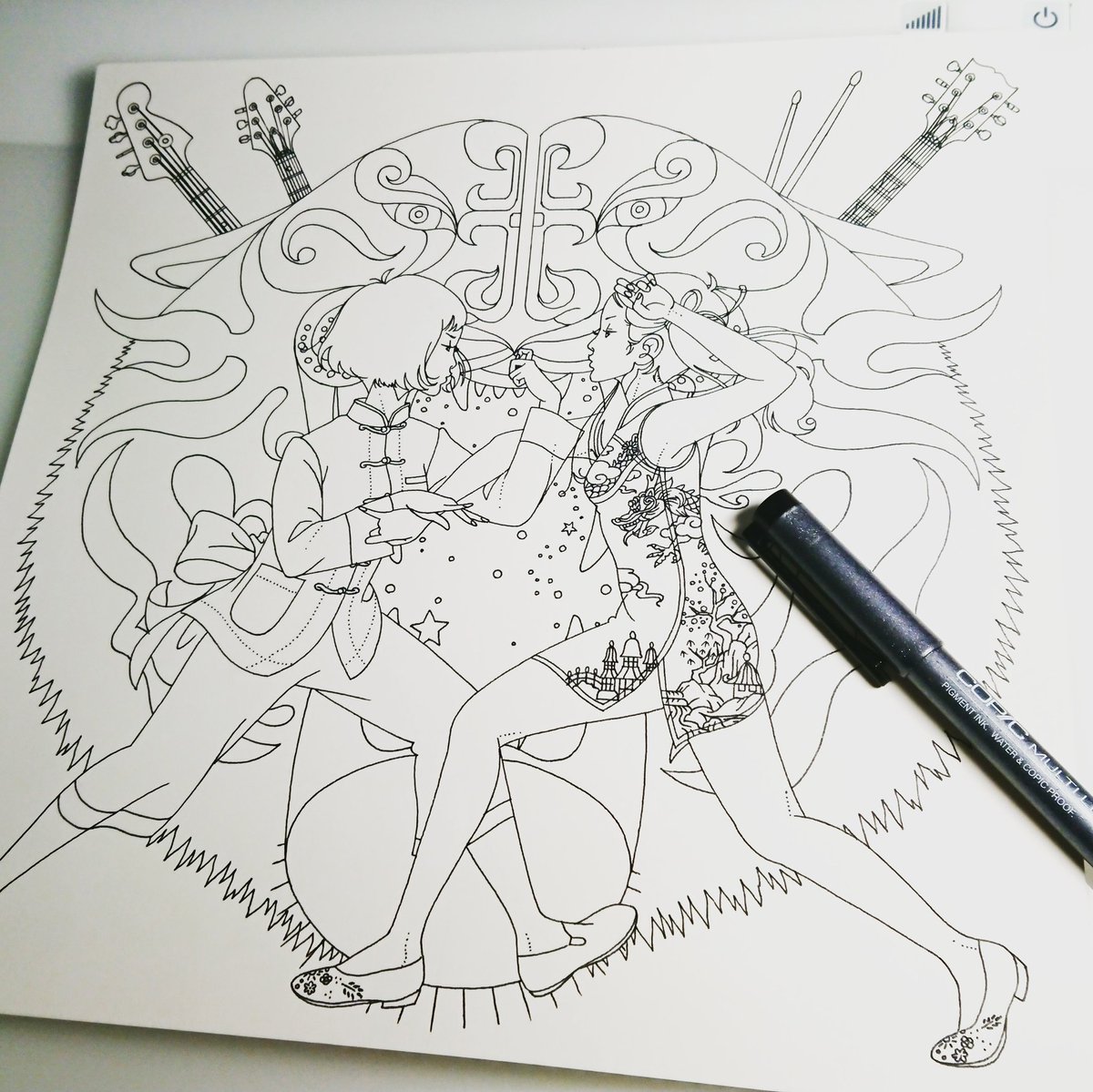 ✒️__ぬりえ本2巻のため_リライトをリライト_. 