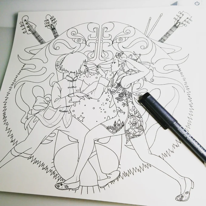 ✒️__ぬりえ本2巻のため_リライトをリライト_. 