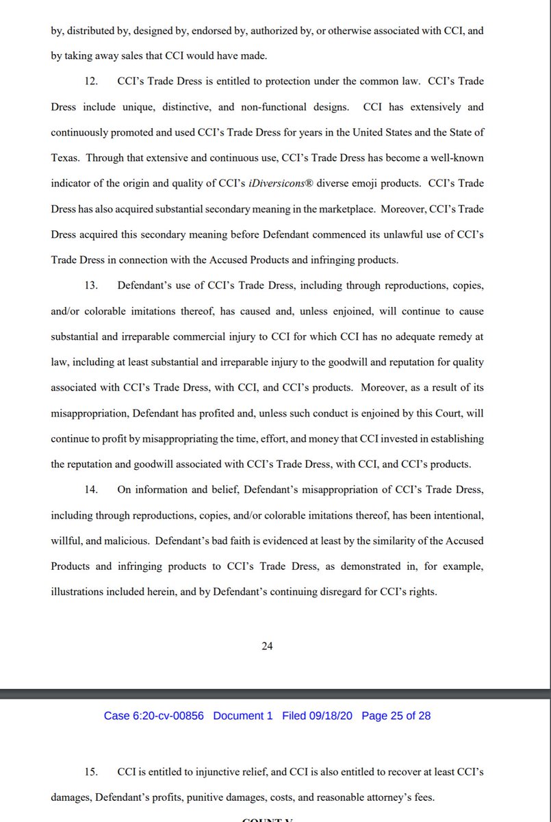 The common law unfair competition claim seems to just rehash the trade dress argument in slightly different form.Same for the misappropriation claim.