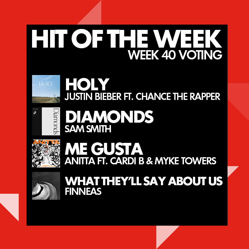 Roblox Fm On Twitter This Week On The Hotw Voting 1 Justin Bieber Feat Chance The Rapper Holy 2 Sam Smith Diamonds 3 Anitta Feat Cardi B Myke Towers - roblox rap dance rap