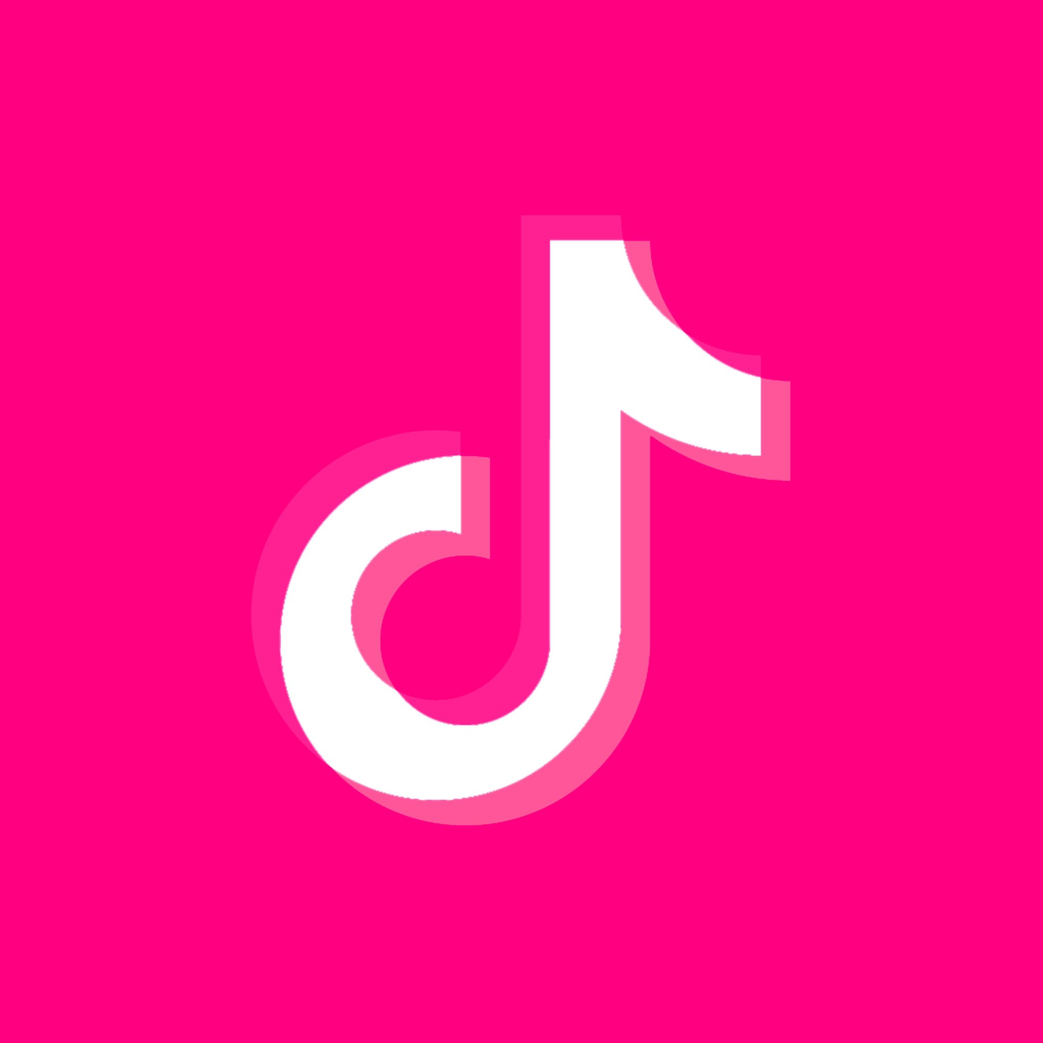 pink app icons tiktok