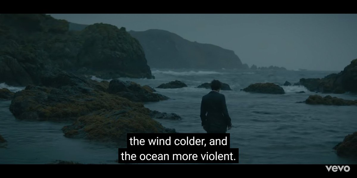 He walks on to the beach, puts rocks into his pockets and walks into the water. The world had beaten him down enough that he had decided to give up.