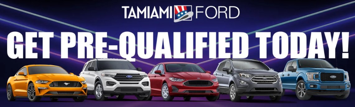 Found a vehicle you love? 🤔
Get Pre-Qualified today! 🤩🥳
No Social Security required! No effect on your credit score!
Click here for details 👉 tamiamiford.com/prequalify-ins…
#FordMotors #Naples #NaplesFord