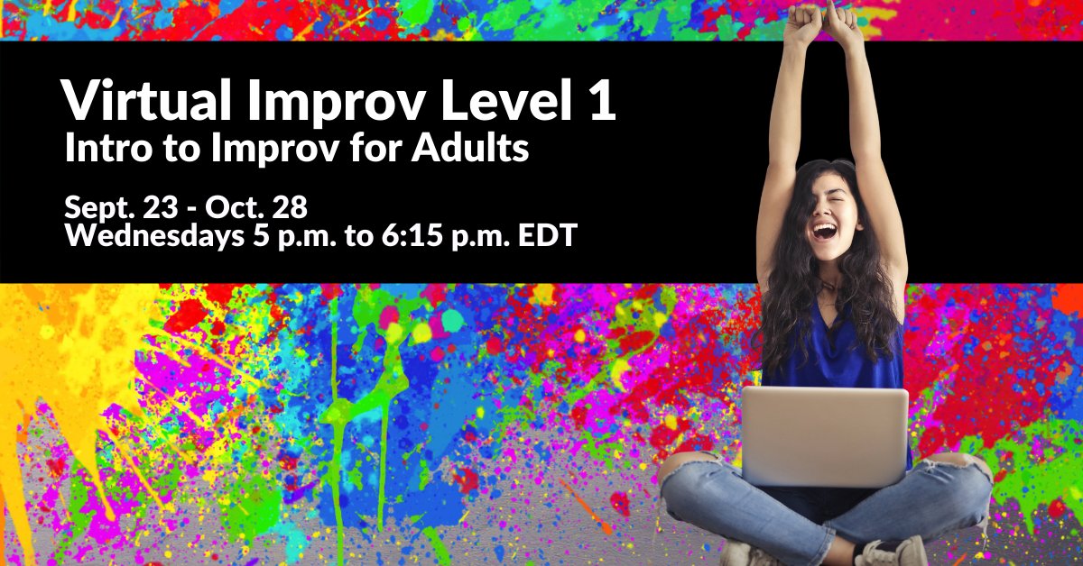 Pivot10Results's tweet photo. Be fearless and have fun on the stage of business.  We're kicking this course off on Wednesday. Get. Enrolled. Now. 

https://t.co/jJMZ1UKsHw 

#improv #yesand #improvise #improvandbusiness https://t.co/SP2OoSuybk