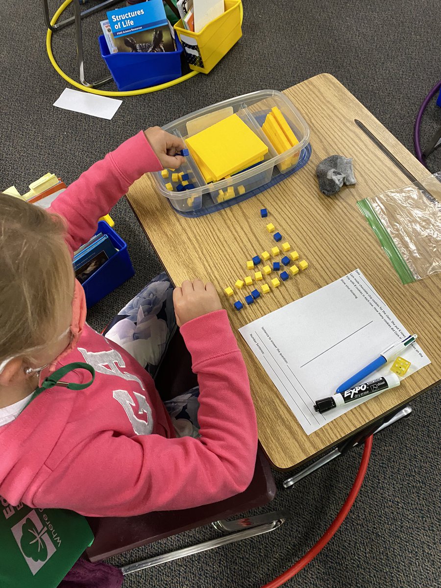 Using tools to solve problems in math workshop <a href="/EEZCS/">Eagle Elementary</a> #zcsstrong
