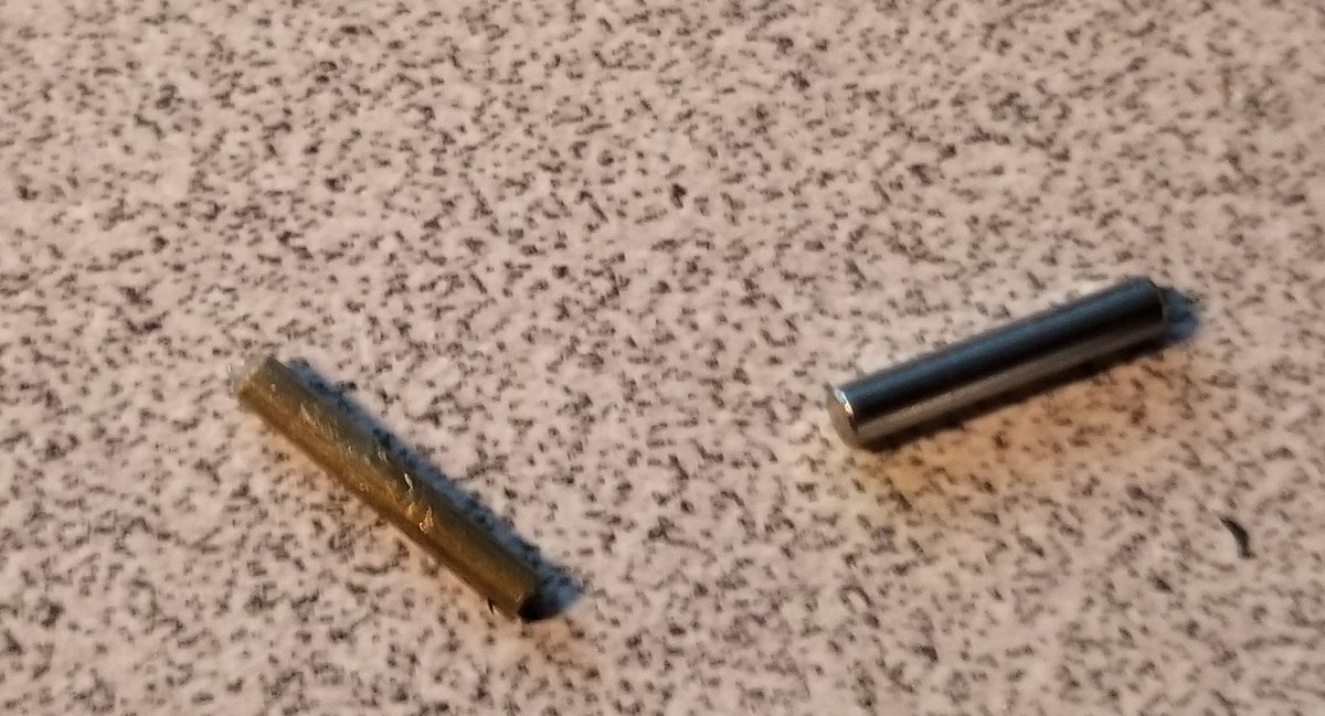 The two pins are not really special, they're not like cylinders of a lock, they're just pins.