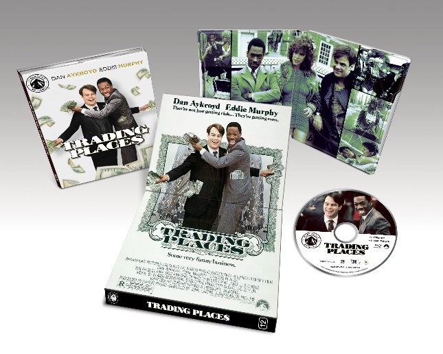 Finally, the "Paramount Presents" line is introducing snazzy new Blu-ray editions of THE GOLDEN CHILD and TRADING PLACES! We've seen many editions of the latter, but this marks THE GOLDEN CHILD's Blu-ray debut! All titles in this thread are set to arrive December 1st.