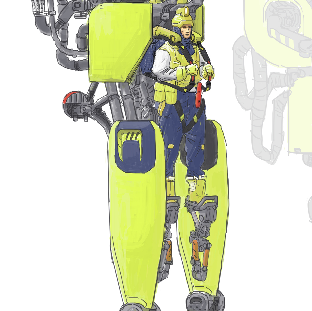 francescolobo's tweet photo. Trying to spruce up this mech design for the portfolio.
What you guys think of it? Continue Y/N?

#digitalart #illustration #mech #mechmonday #mechamonday #mechdesign #characterdesign #conceptart #robot #consctructionworker #futureworker #cyberpunk #artistsoftwitter https://t.co/D6sjR0fY9x