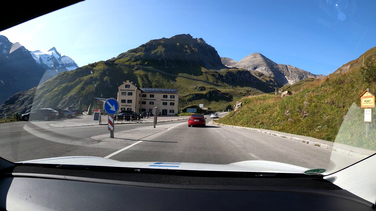 Driving towards the glacier.