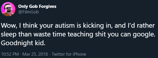 SnyderCutCringe's tweet photo. Reminder that @FilmGob is a huge prick 

P.S I know a lot of people don't like Jody's Corner but that's still no reason to add "crack" to his name just cause gob sees a bunch of black folk on his channel https://t.co/tKYNghgejY
