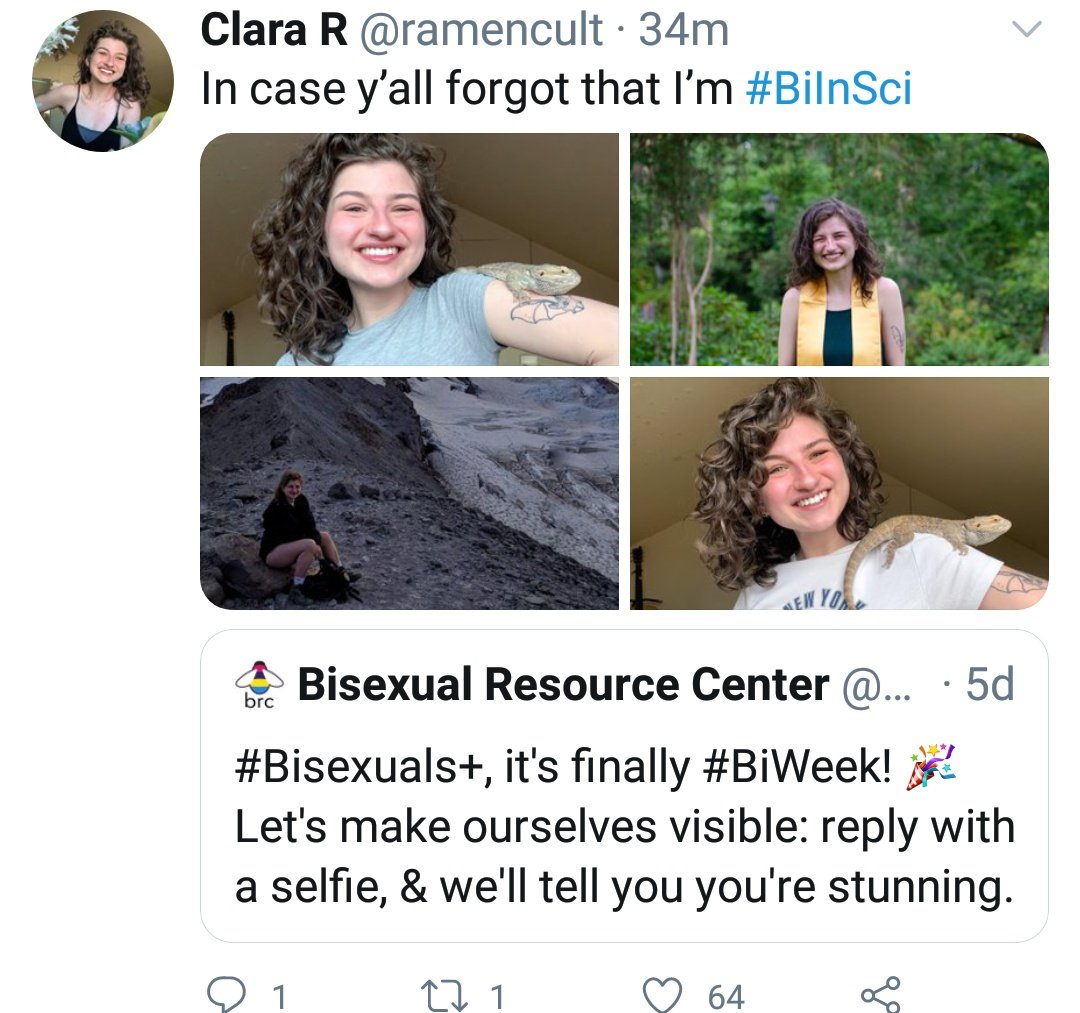 5/iN cAsE yA'Ll FoRgOtPost those selfits Clara. Tell everyone your bi to get more of that victimhood clout.