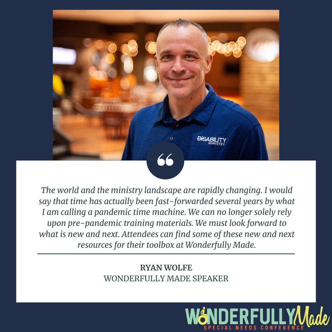 SOARSpecialNeed's tweet photo. With ministry constantly changing, come be equipped and empowered by experts. It is more than just a week, you can access all of the conference talks and so much more for the next year.
#ComeSOARWithUs #WonderfullyMade2020 #SpecialNeedsMinistry #SpecialNeedsFamilies https://t.co/gvnunWkHSJ