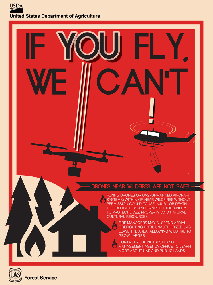 Please think before you fly a #drone #UAS 
#BobcatFire Earlier today, fixed-wing aircraft was grounded due to a drone incursion. If drones are spotted, firefighting aircraft must stay grounded until the area is cleared. Please remember, #IfYouFlyWeCant