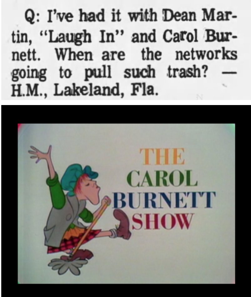 1973 - One letter writer wondered when the networks would "pull such trash" from the air.