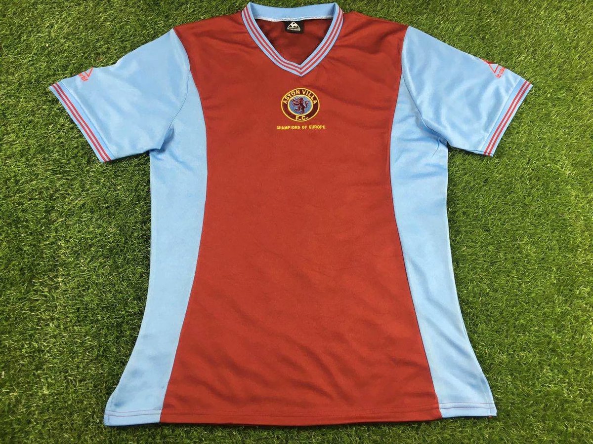 VILLA TWITTER ‼️ As Villa have won tonight I’ve teamed up with @KitHubUK to giveaway a REPLICA 1982 home shirt All you have to do to enter is - Retweet this tweet (not quote) - follow @KitHubUK Winner announced Friday. Good luck!