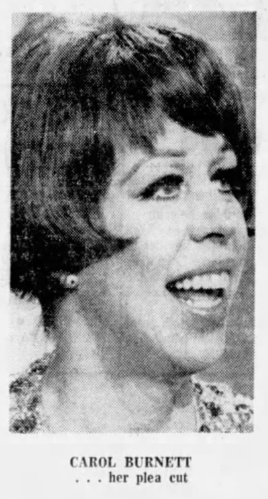 1969 - CBS censored Carol Burnett's appearance on the Merv Griffin Show because she made an appeal for World Peace on behalf of MLK's widow.