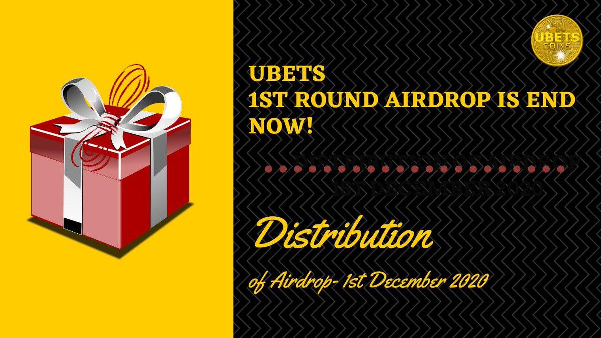 Funder_One's tweet photo. Official Announcement 🔊
UBETS #First Round #Airdrop is End Now! 📦
The #Distribution Date of Airdrop is 1st December 2020 🔥 🚀
#UBETS #Binance @ProbitEnglish @BinanceDEXchange #BNB https://t.co/f3Ds4llbrC