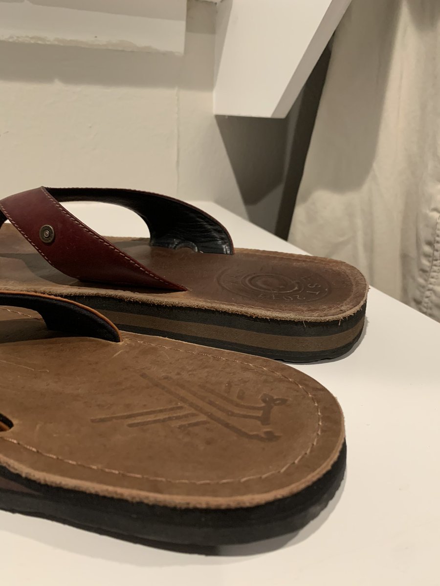AndyHopkins_'s tweet photo. @combatflipflops just got my 2nd pair of flip flops from y’all. I was bummed at the difference from previous generations. The “Kabul” version was so much more substantial.  I will keep them and wear them but not as jazzed as the first. Please consider going back. https://t.co/dHQChJvpu6