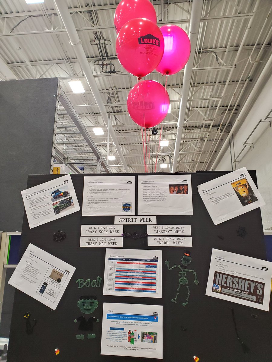 JasonR2260's tweet photo. Preparations for Cashier Appreciation Month are in full swing at Lowe's in Manahawkin!!  Setting up to kick off next week with a BANG!! Shout out to SSA @Annette2260 and ISC Amanda for co-captaining this event!! You ladies Rock!! @TweetUsR30 @JaneenV_HRBP @EmmaVingara @AndrewsP26 https://t.co/CuLJdlIkQl