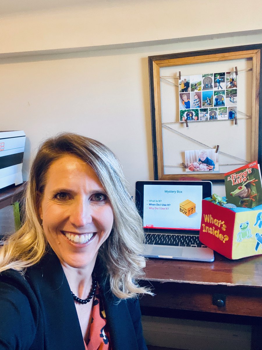 kariegladis's tweet image. Today, teachers had fun discovering the frog life cycle inside the mystery box during a PD on &quot;Virtual Intervention Strategies!&quot; It is a fan favorite for building academic language! @tcmpub @sbrittonTCM 
#k12education #education #PD