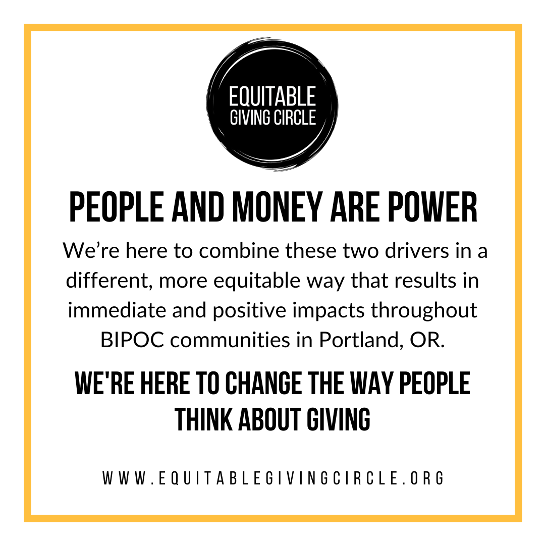 equitablegiving's tweet photo. #equitablegiving #BIPOC #BIPOCfamilies #communitygiving #radicalcommunitygiving #dismantlewhitesupremacy #portlandoregon #blackjoymatters #nonprofit #radicalchange #equity #supportblackownedbusiness #blackexcellence #antiracism #equity #diversity #inclusion #blm #blacklivesmatter https://t.co/cVk6JCbDu8