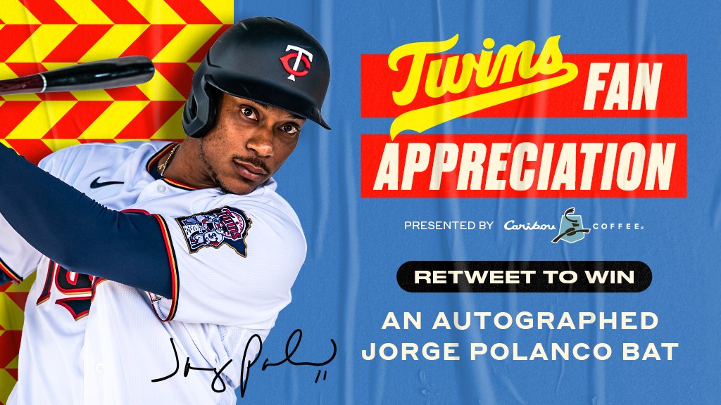 RT for a chance to win a <a href="/Jorge_Polanco1/">Jorge Polanco</a> autographed bat!

As a thank you to our fans for all your support this season, enter for a chance to win #MNTwins prizes through our Fan Appreciation sweepstakes: atmlb.com/33UmUjw
