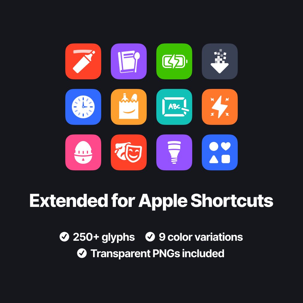 andyngo's tweet photo. 200 glyphs later, I’m almost ready to release this set of glyphs/icons!

I’m also looking for a few testers to provide feedback on the set. Reply to the thread or DM if you’re interested.

RTs would be appreciated, thank you! 🙏

#ios14homescreen #ShortcutsApp https://t.co/p59PsIBBNX