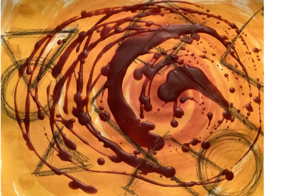 m_hauske's tweet photo. Just.... wow. Abstract works by Drawing 2 using materials from home. I almost abandoned this project for fear of it not working during virtual learning #CHSart #ExperimentalMarkMaking #CHSrelentless https://t.co/hUqrZ4mgqR