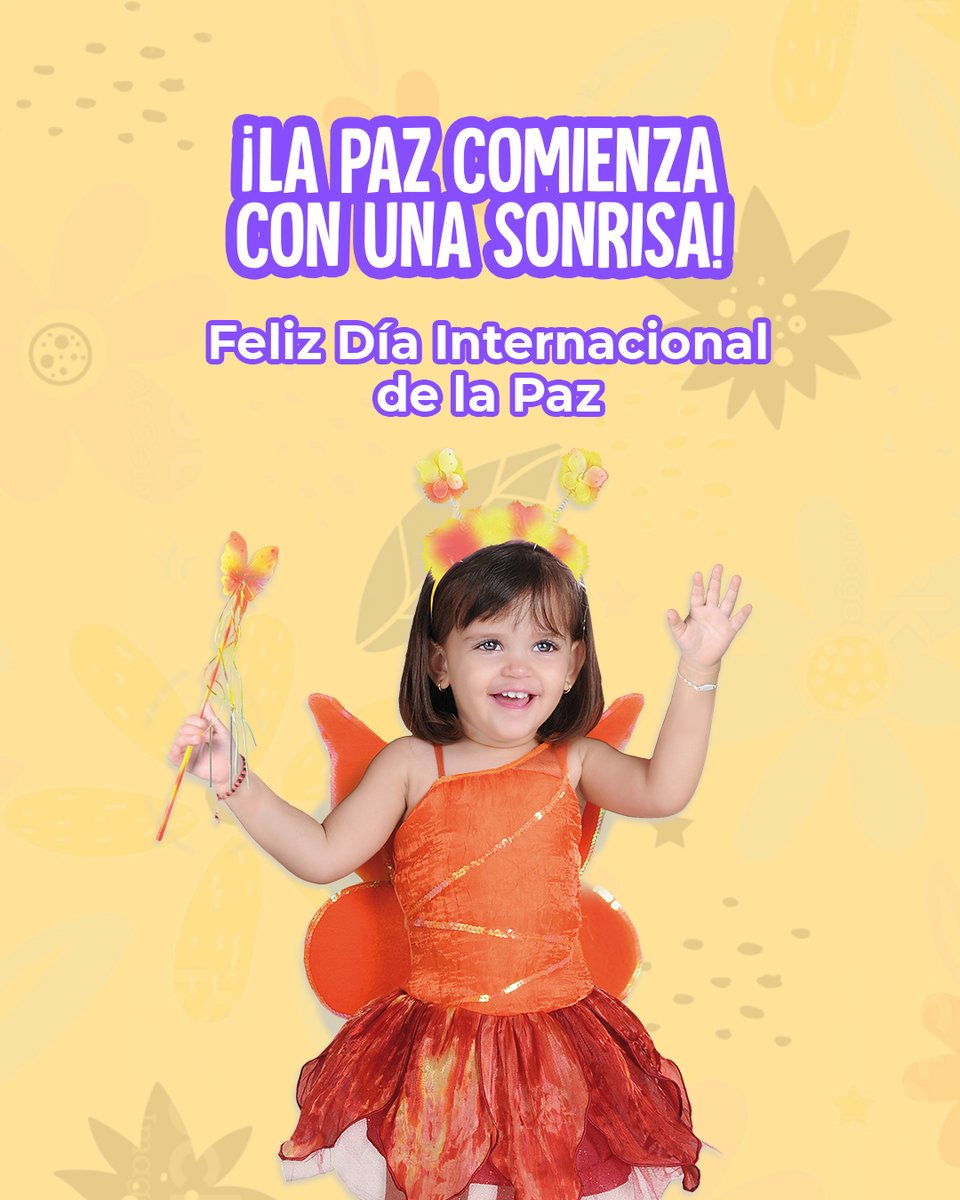 Carnavalito está feliz de celebrar el Día Internacional de la paz. ✨☮️
Es importante enseñarles a los niños el valor del amor y la paz.
#Disfraces #DisfracesCarnavalito
#DíaDelapaz https://t.co/Od8f28cxfa