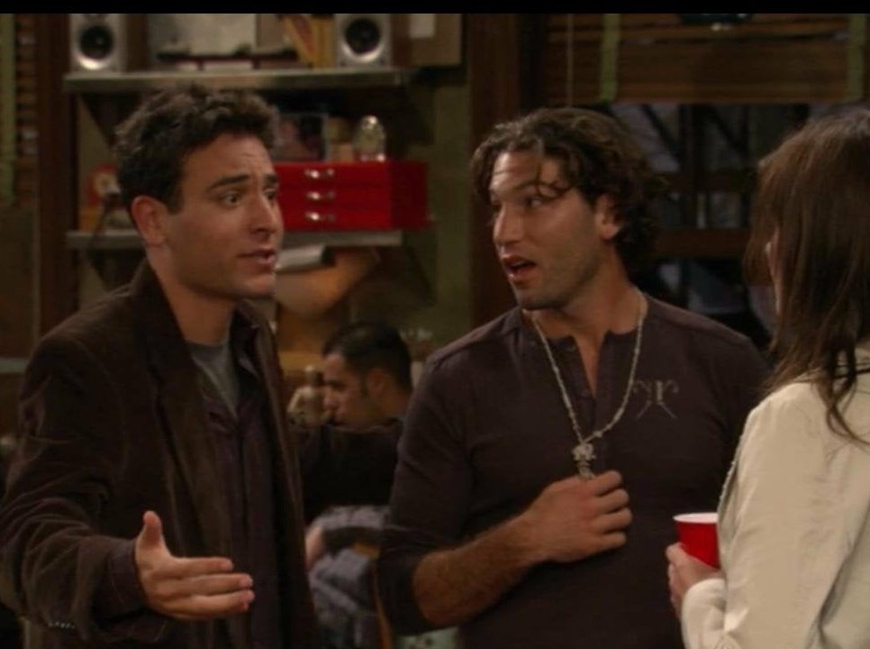 The Punisher (or Shane from  #TWD   or Lee Iacocca) -- Jon Bernthal -- was Carlos, a guest at the infamous three night party. #HIMYM S1E2