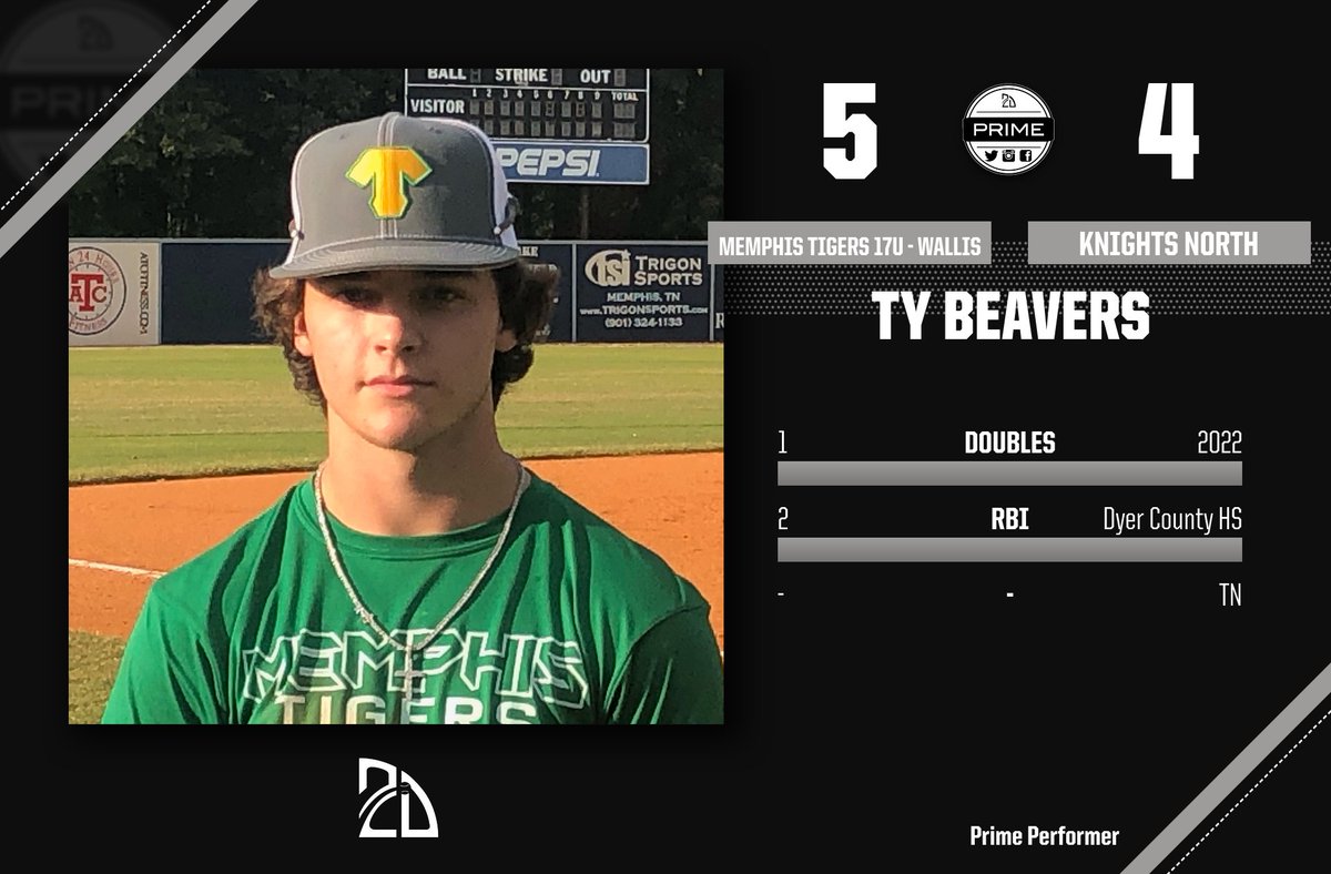 ⭐️#PrimePerformer⭐️
<a href="/Baseballmemphis/">Memphis Tiger Baseball</a> 
#2DMemphis