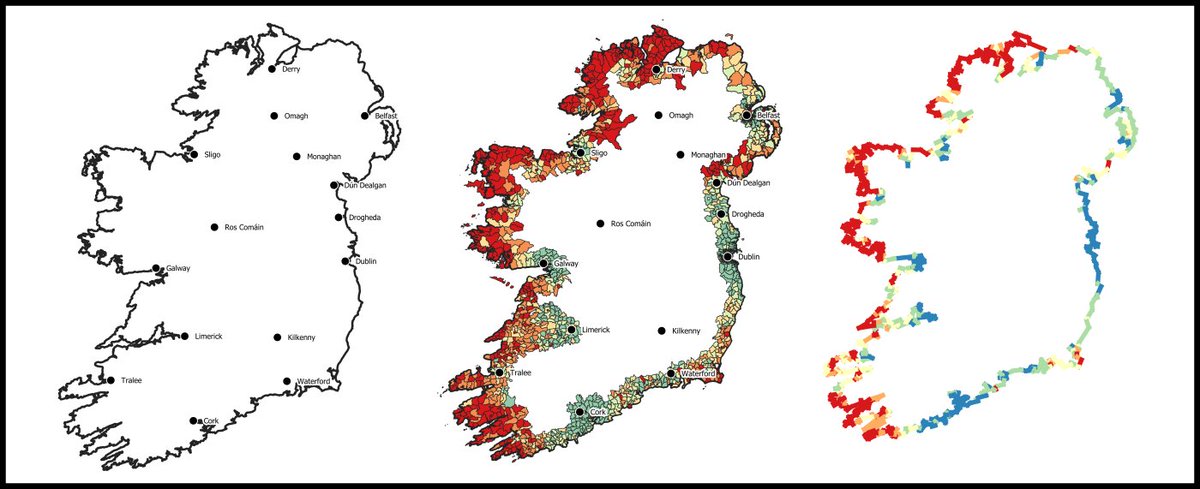 How simple can we make the coast? What about just making it a straight line? What does that let us do? We looked at that. We wrote lots of code and used lots of data about Ireland, particularly Northern Ireland, to test our thinking. I wrote it up here.  https://odileeds.org/blog/2020-09-22-is-the-coast-poor-.html