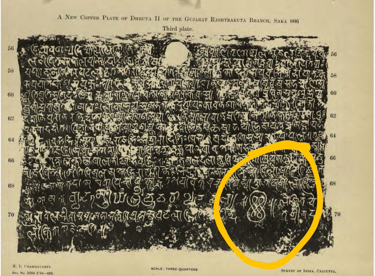 Endless knot found in1 Jandial temple, Taxila dates 1st century BC2 New copper plate of Dhruva 2 of the Gujarat Rashtrakuta, Branch Saka 8063 the same knot found on copper plate excavation in Mohenjedaro dates 4.5k years backcredit  @kalyan97 https://www.academia.edu/29337304/Knot_of_Eternity_and_Endless_Life_in_Mohenjo_Daro_and_Taxila4/n