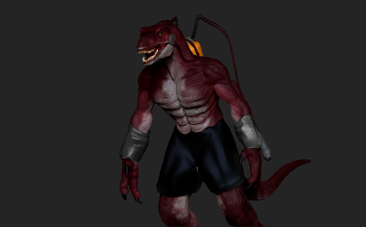 vankev's tweet image. #Spittor #extremedinosaurs #extremedinosaur #characterdesign #conceptart #digitalart #dinosaurs #zbrush #pixologic #anthropomorphic #mattel #cartooncharacter #90s #3d #dinosaur #artworks #dinosaurs #hybrid #hybrids #dinohybrid #zbrushsculpt #renderall