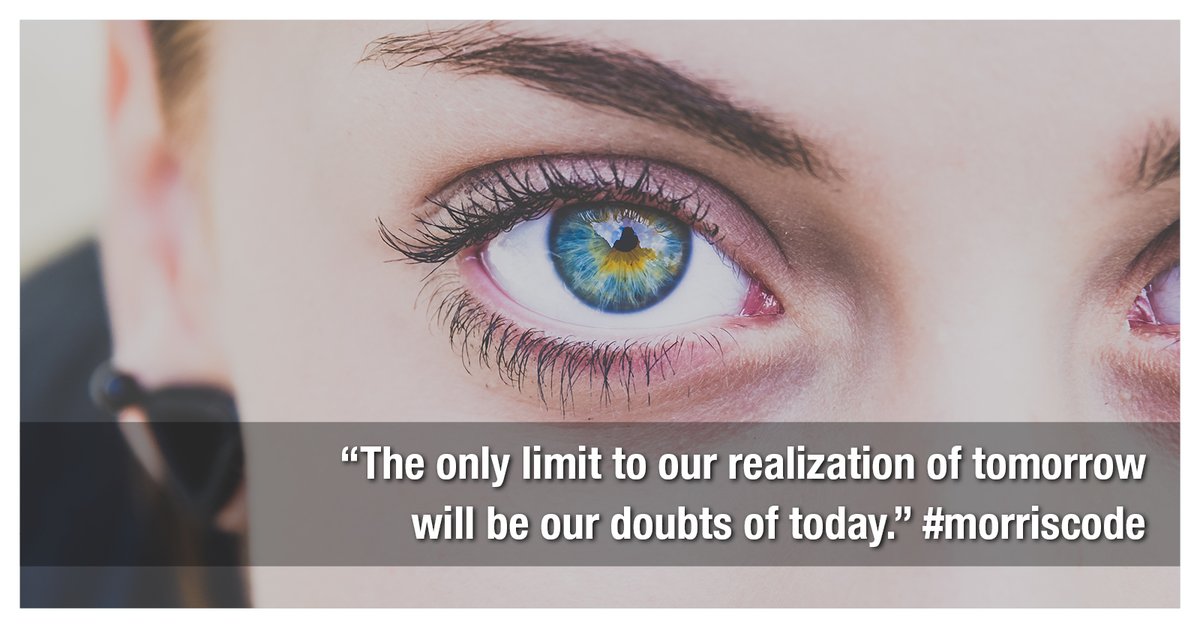 exitrealtycorp's tweet image. #EXITRealty #MorrisCode: &quot;The only limit to our realization of tomorrow will be our doubts of today.&quot; #Quote #Motivation #Inspiration
