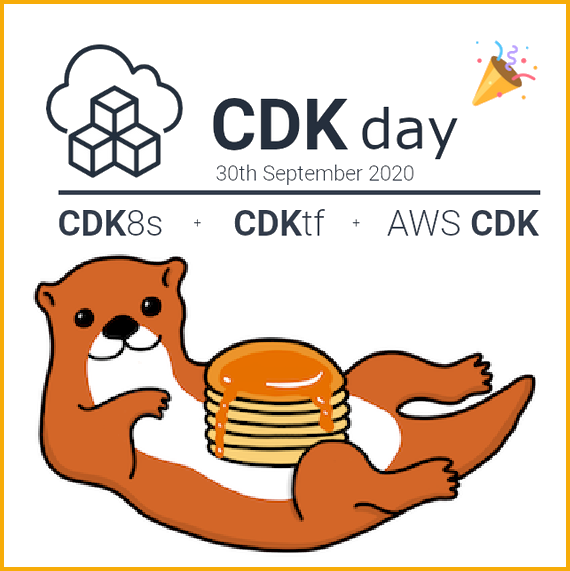 jeffbarr's tweet photo. Register now for CDK Day (September 30, 2020) - https://t.co/PYRi2MqLuF - Hear from 14 awesome speakers, but not from Stacks (the otter).... #AWS #Serverless https://t.co/vvpMpd8iLZ