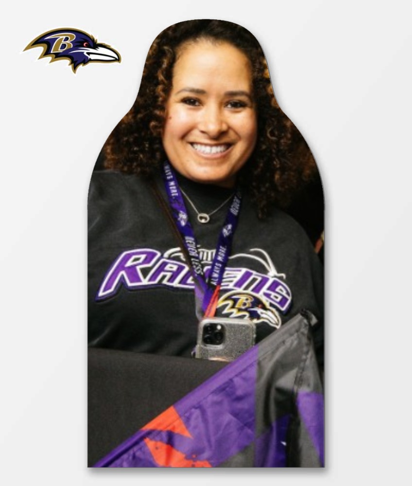 GetFanCutouts's tweet photo. Here's another great @baltimoreravens FanCutout from their loyal fan, Taylor!

Join Taylor in supporting the team and purchase your own FanCutout today by clicking here: https://t.co/zTNTUI66WP https://t.co/74jPwvTL5c