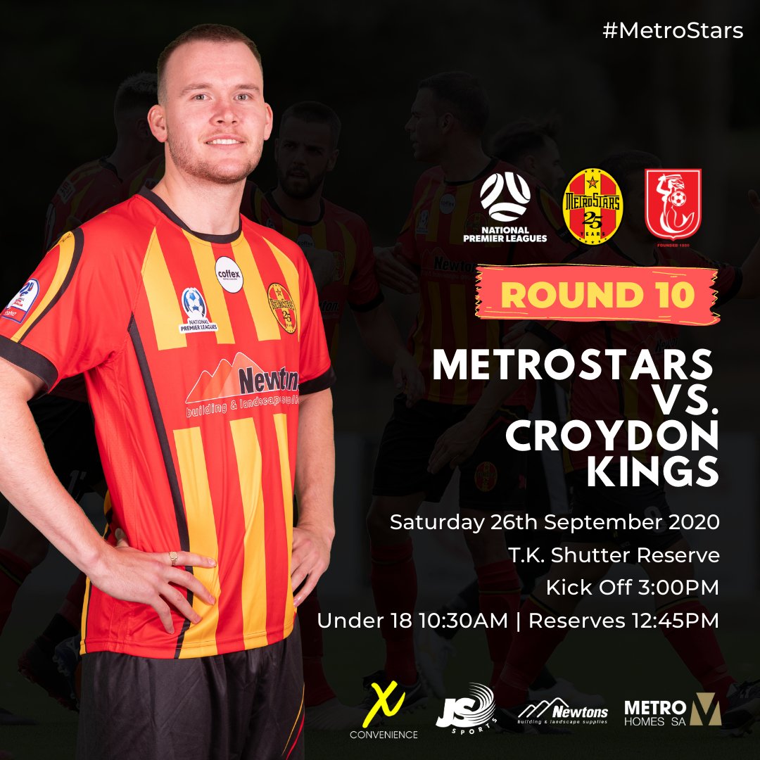 NE_MetroStars's tweet photo. We host Round ๐ this Saturday!
๐ @CroydonKingsFC
โ 3:00PM
๐ T.K. Shutter Reserve
๐ฑ #MetroStars #MSvCK https://t.co/2UwYJTsYBC