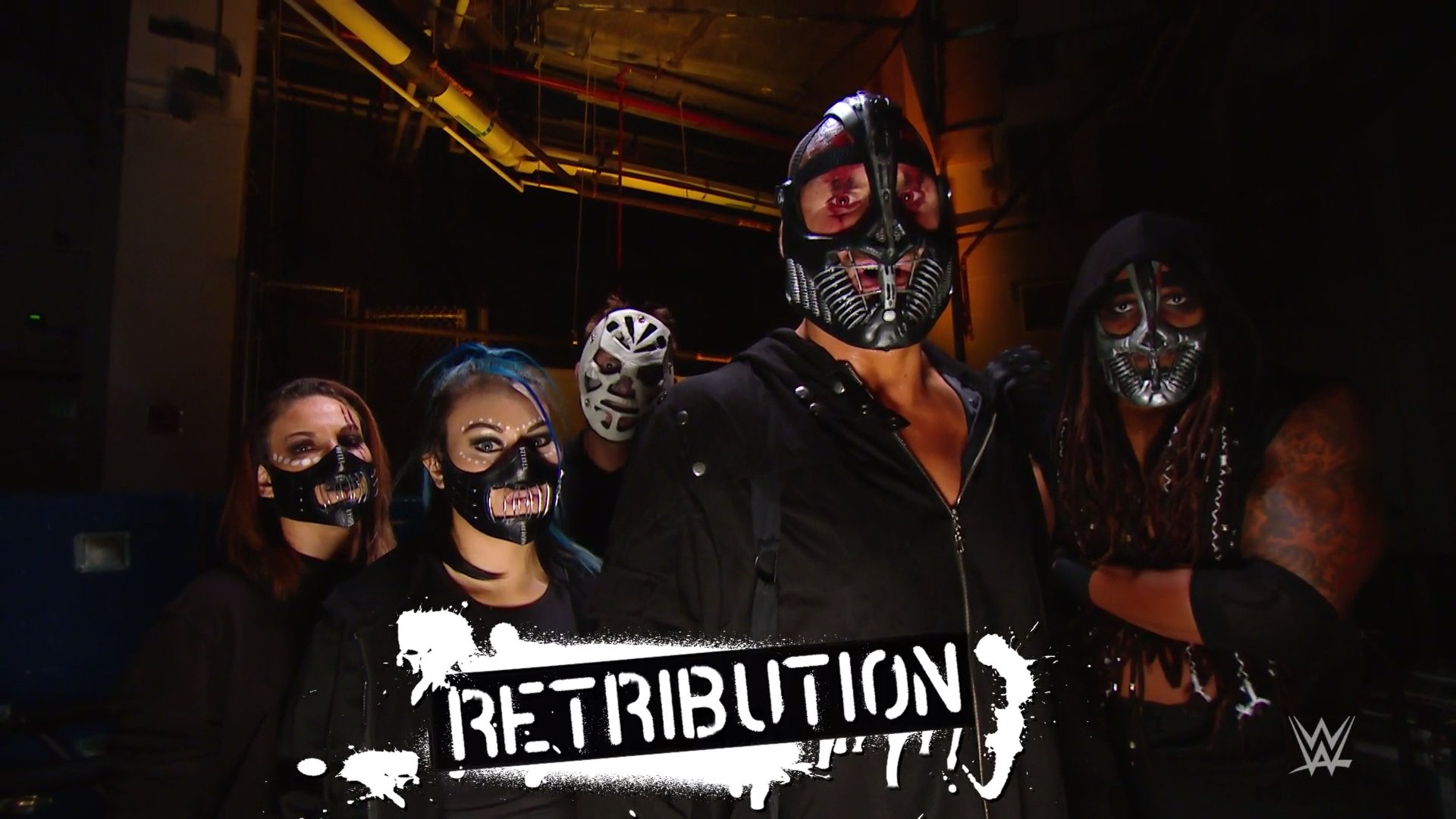 RETRIBUTION WWE Faction Reveals Their Identities On WWE Raw