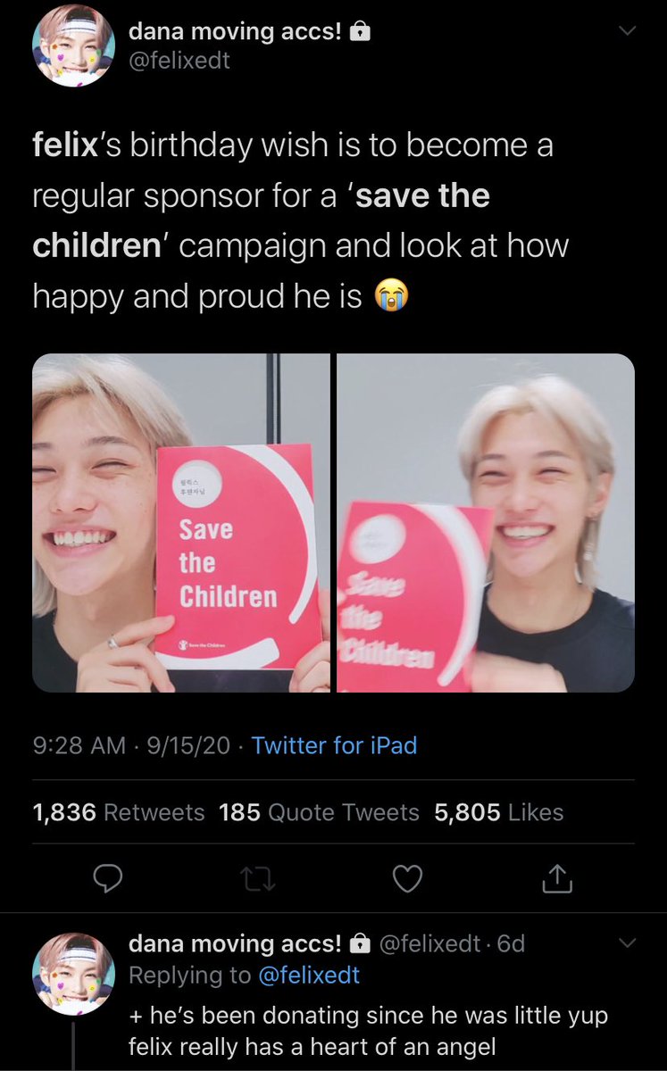 Felix and Save the Children 