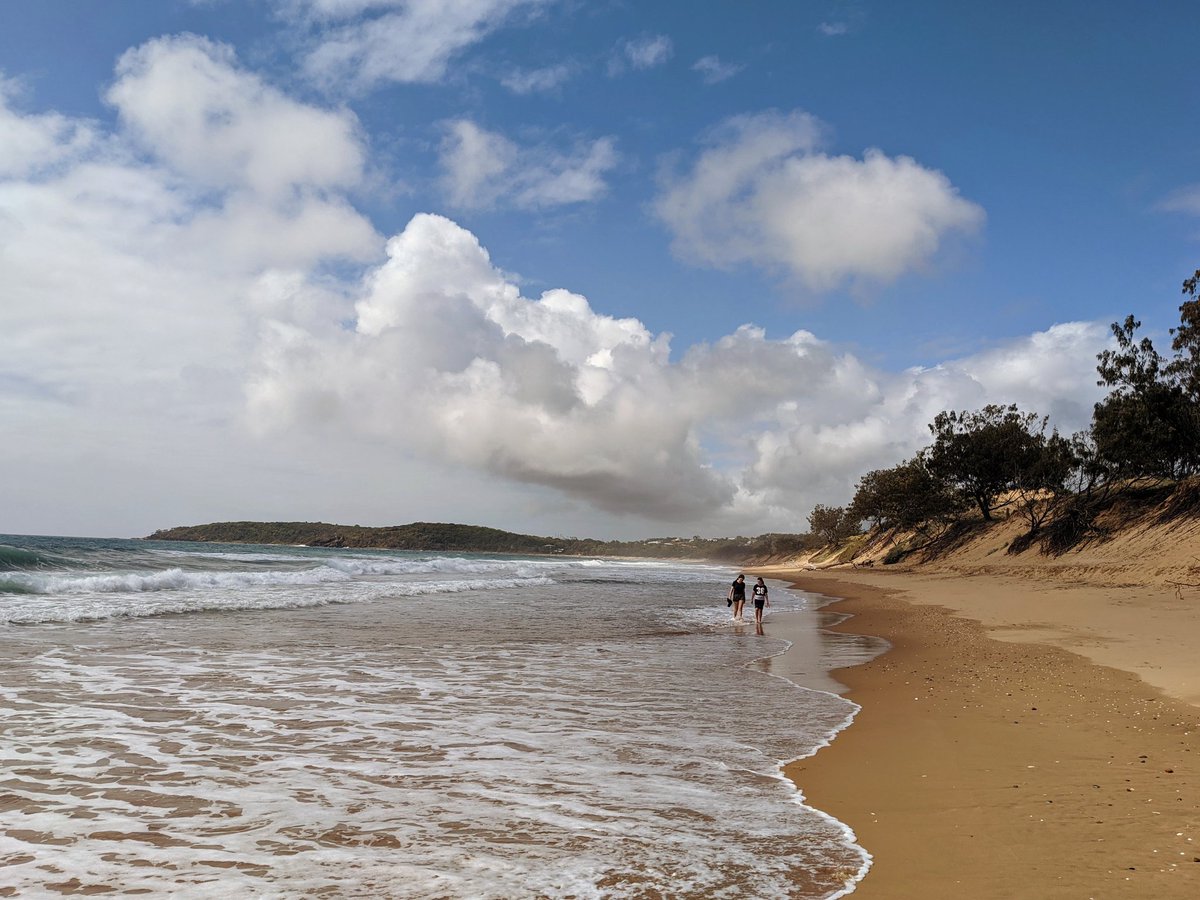 And summer starts in #agneswaters with a #QLD beach