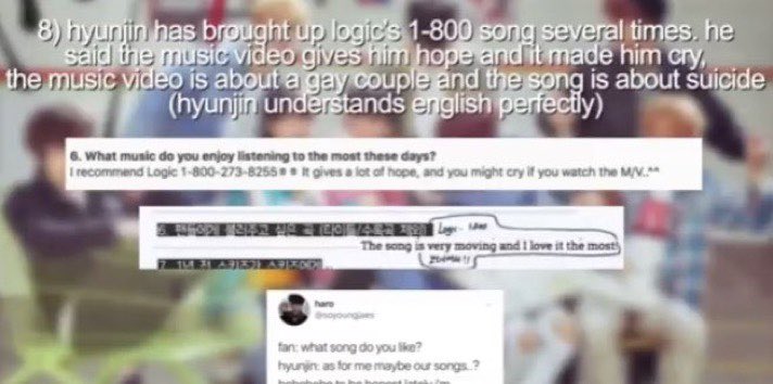 Hyunjin recommended a mv and said it gives him hope and makes him cry, the mv is about a gay couple and the song is about s*icide.